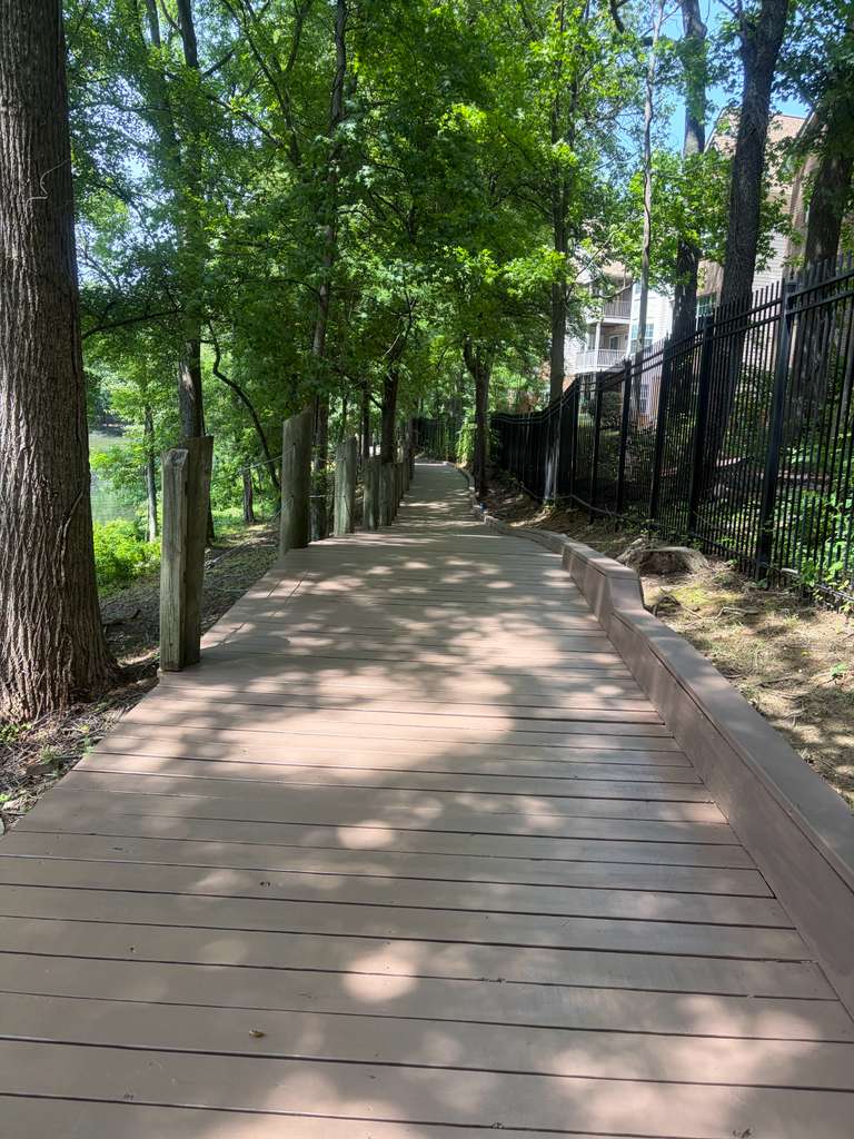 Boardwalk in progress