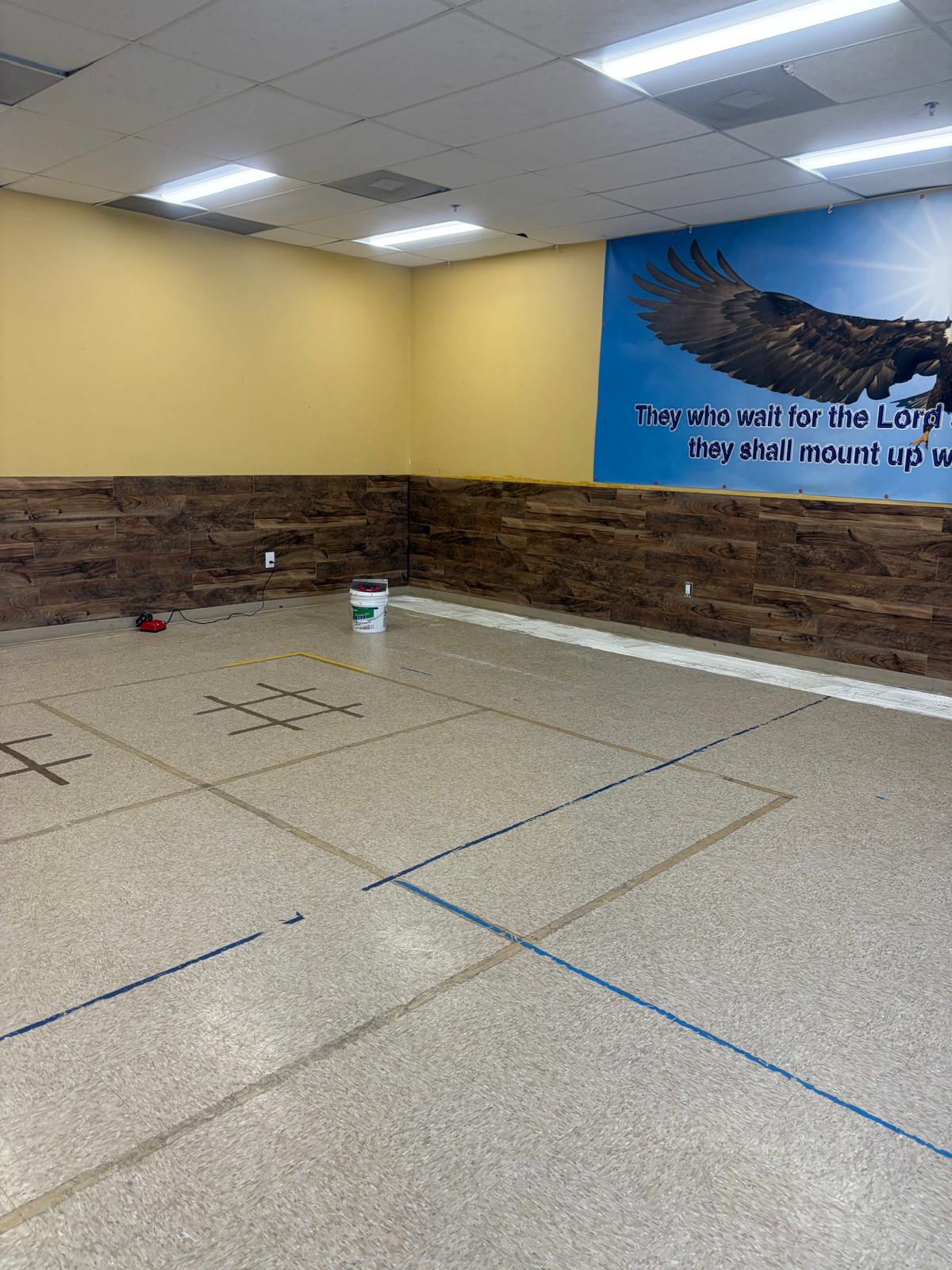 Concrete before